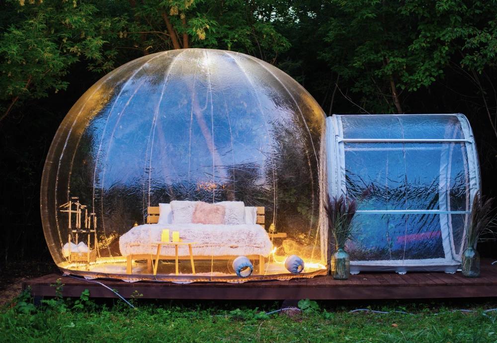 double bubble tent