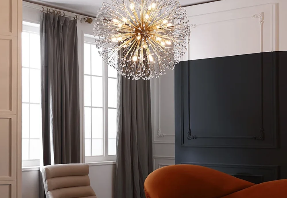 globe light chandelier