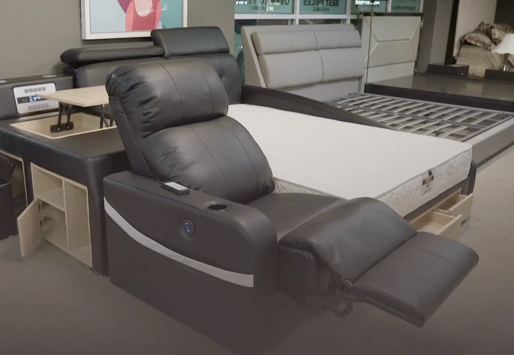 smart bed with massage chair